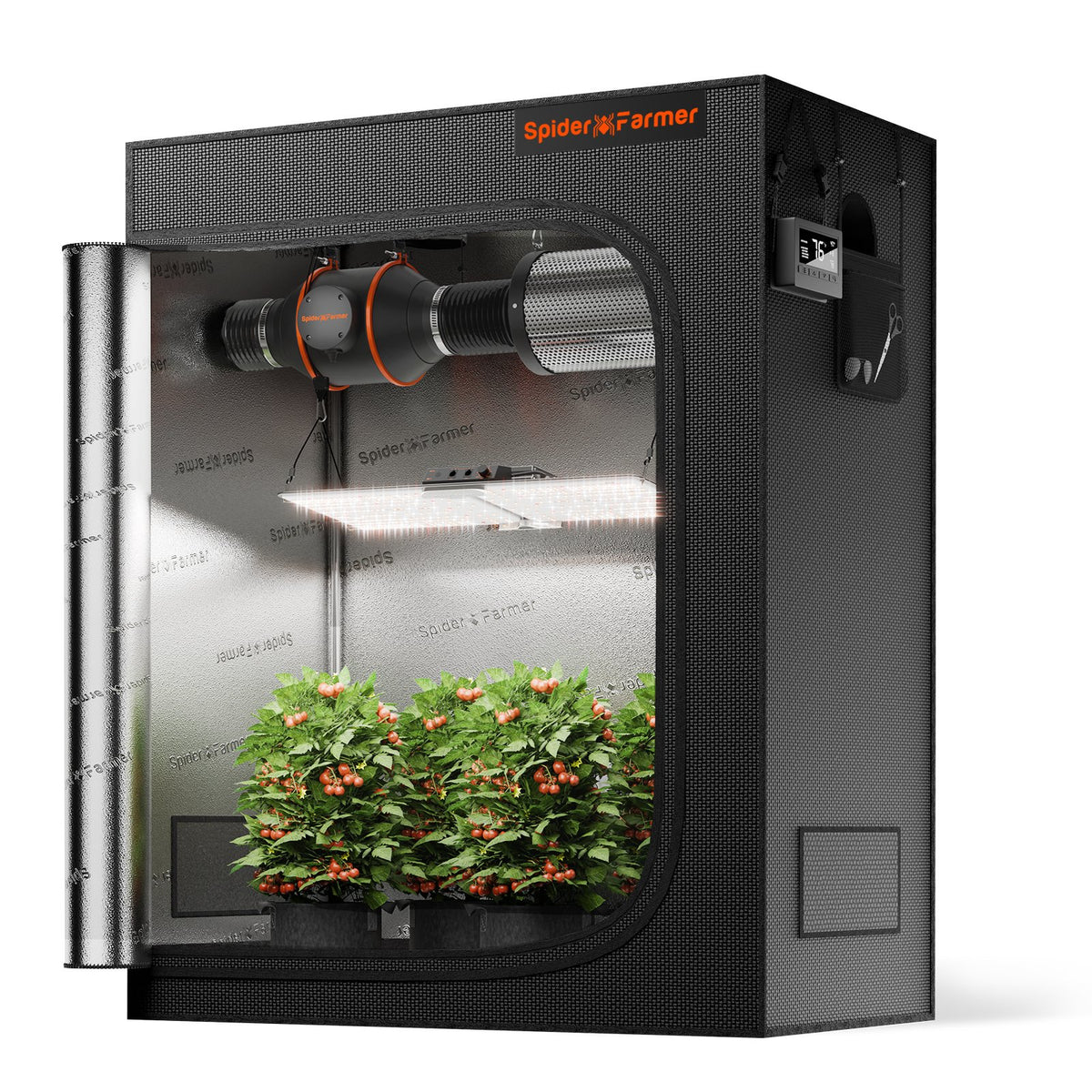Technische Details zur Spider Farmer Growbox 120x60x150