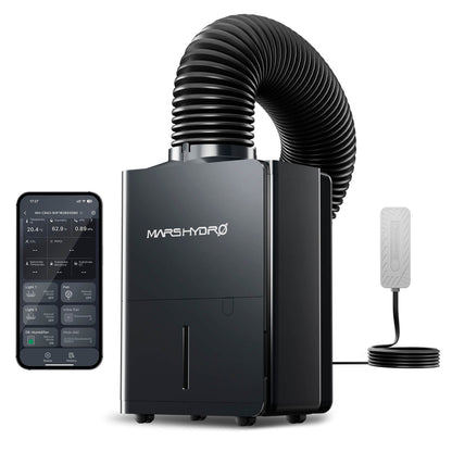 Mars Hydro Luftentfeuchter 12 L/Tag Smart – Entfeuchter für Growbox mit iControl-Anschluss