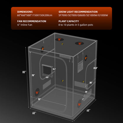 Spider Farmer V3 Growbox 150x150x200cm