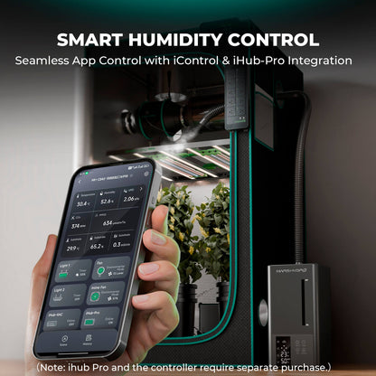 Mars Hydro Luftbefeuchter 6 L Smart – Ultraschall-Befeuchter für Growbox mit iControl-Anschluss