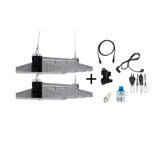 2x SANlight Evo 4-100 1.5 Set 2x mit Dimmer und Kabel / 530 Watt