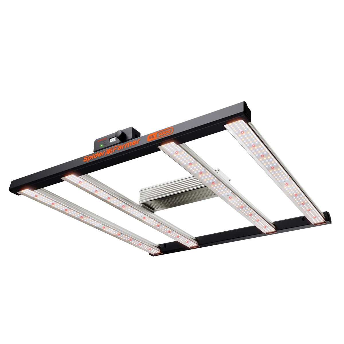 Spider Farmer SE3000 300W LED Growlampe mit vier LED-Bars für 90x90 cm Growbox