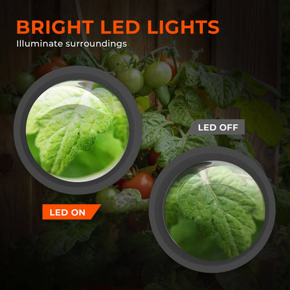 Spider Farmer® 30X-60X Jewelers Loop Magnifier mit LED Licht - Trichomen Lupe