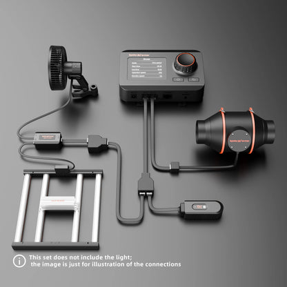2025 Spider Farmer GGS Controller Kit with Next-Gen 6” Clip Fan