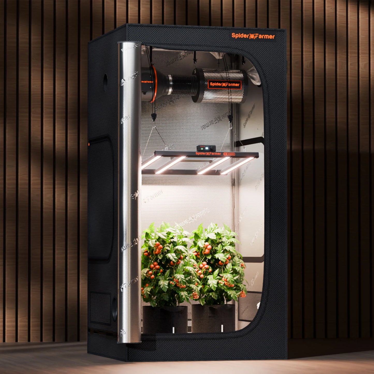 Spider Farmer 90x90x180cm Komplettset  G3000 LED 300 Watt