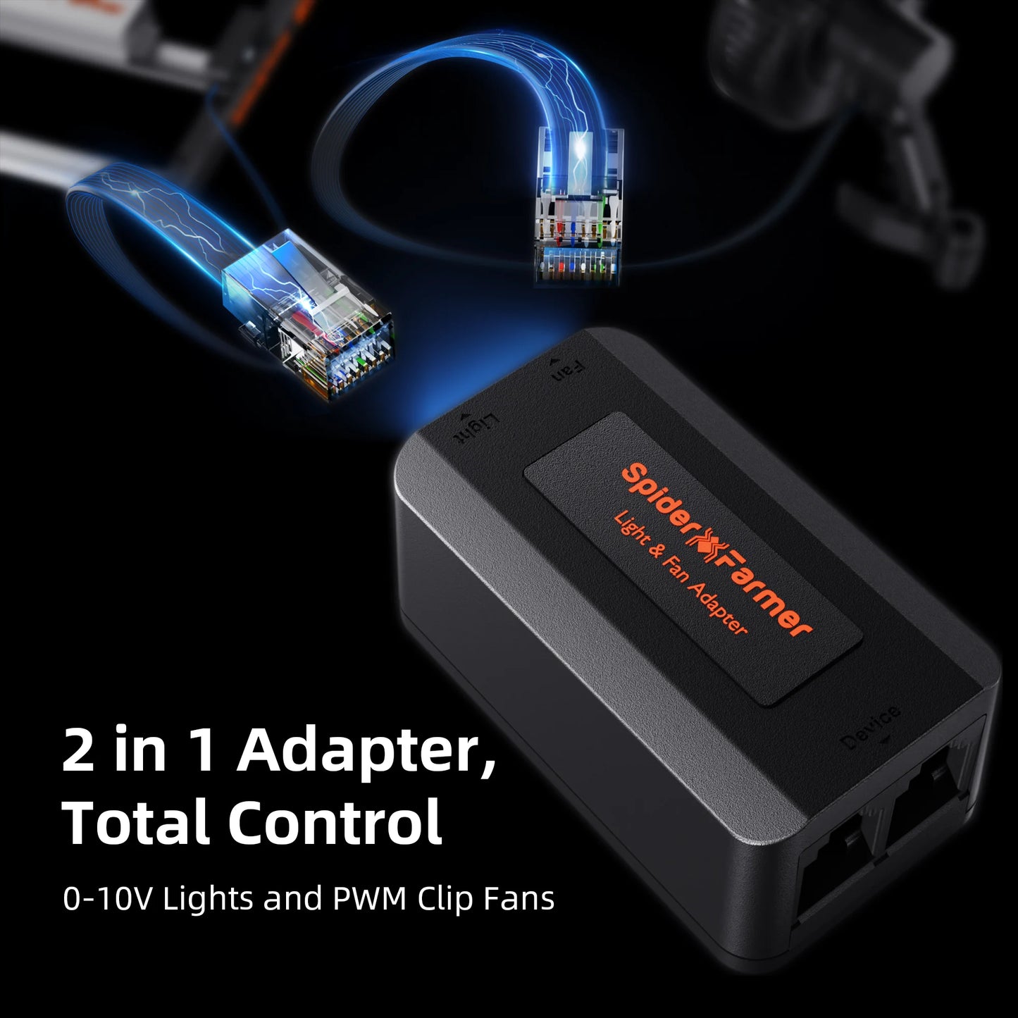 2025 Spider Farmer GGS AC5 with Next-Gen 6” Clip Fan