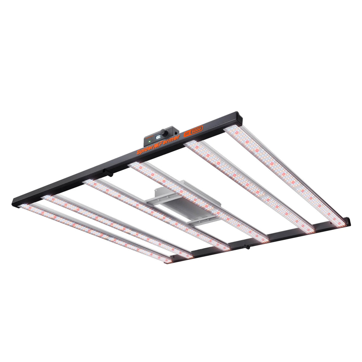 Spider Farmer SE5000 480W LED Growlampe mit LED-Bars, Treiber und Dimmbox für 120x120 cm Growbox