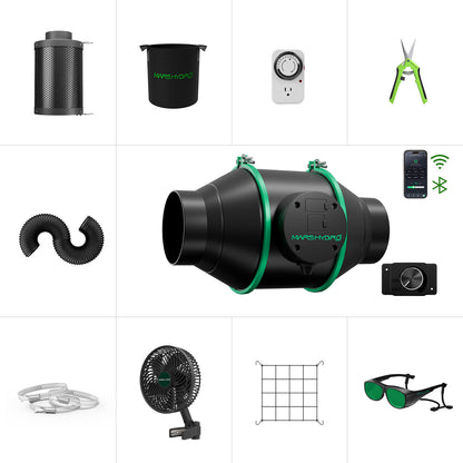 Mars Hydro 4-Zoll iFresh Komplett-Ventilator-Kit