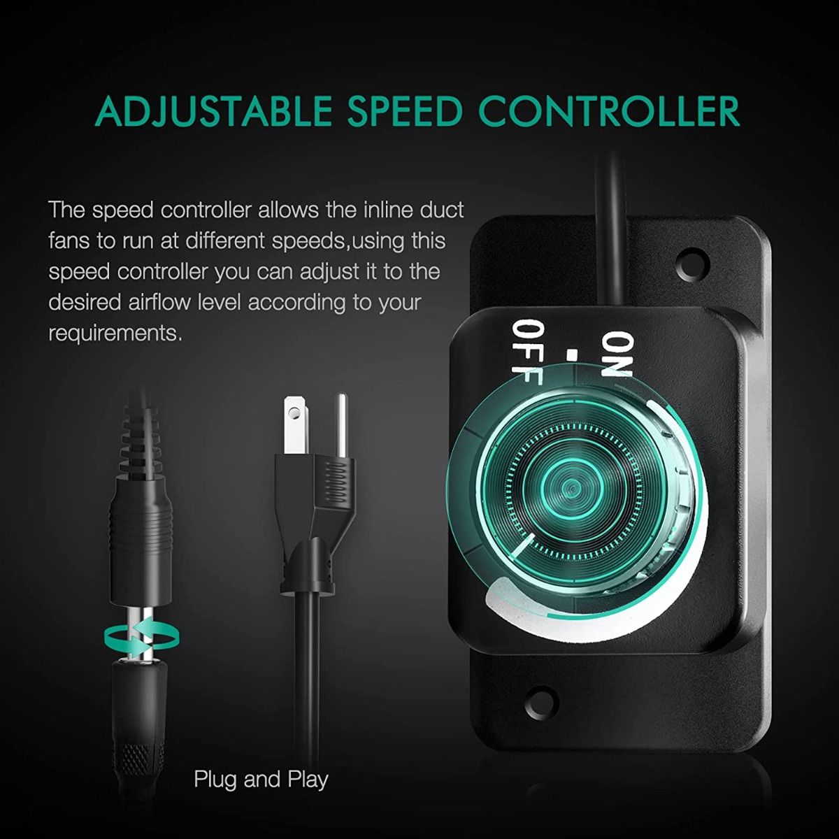 Mars Hydro FC-1500-EVO Komplett Set 80x80x160 cm