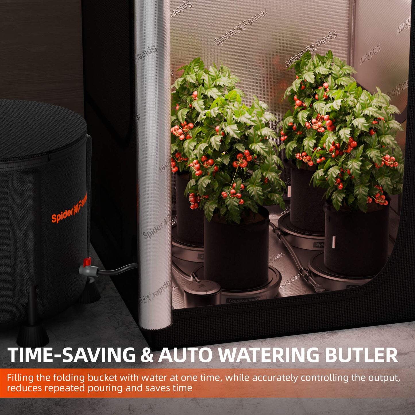 Spider Farmer 2 Pcs Self-watering System Kits For Grow Tents -Bewässerungssystem