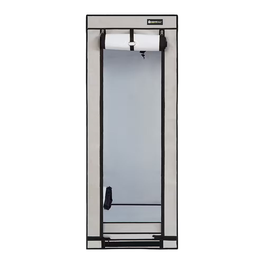 HOMEbox Ambient Q60+ Growbox 60x60x160 cm – geöffnet mit weißer PAR+ Innenbeschichtung