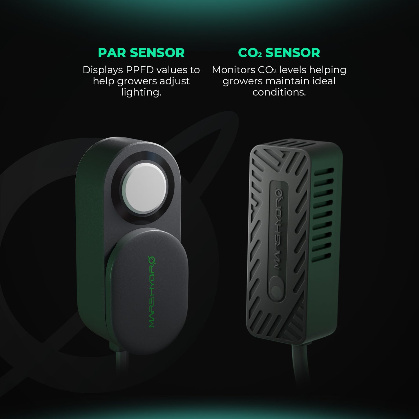 Mars Hydro Par Sensor and CO2 Sensor Combo