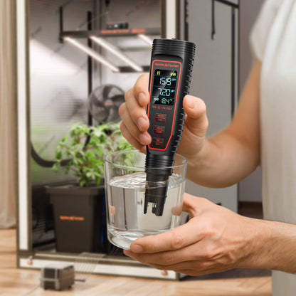 Pre Order | Spider Farmer® 5-in-1 pH Hydroponic Meter Kit