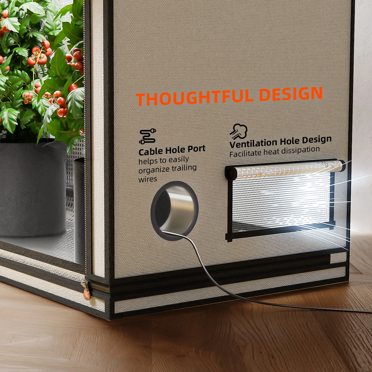 Spider Farmer 60x60x180cm Komplett Set Pro SF1000 LED 100 Watt mit Smarter Steuerung