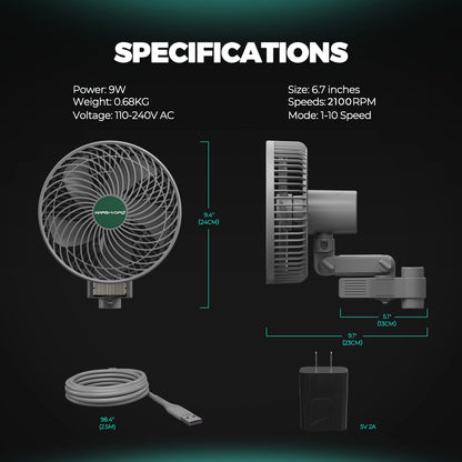 Mars Hydro Clip Fan 15 cm