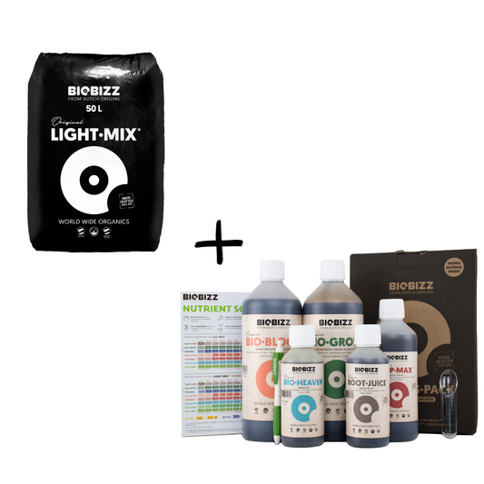 BioBizz Light mix 50 L + Biobizz Starter Kit