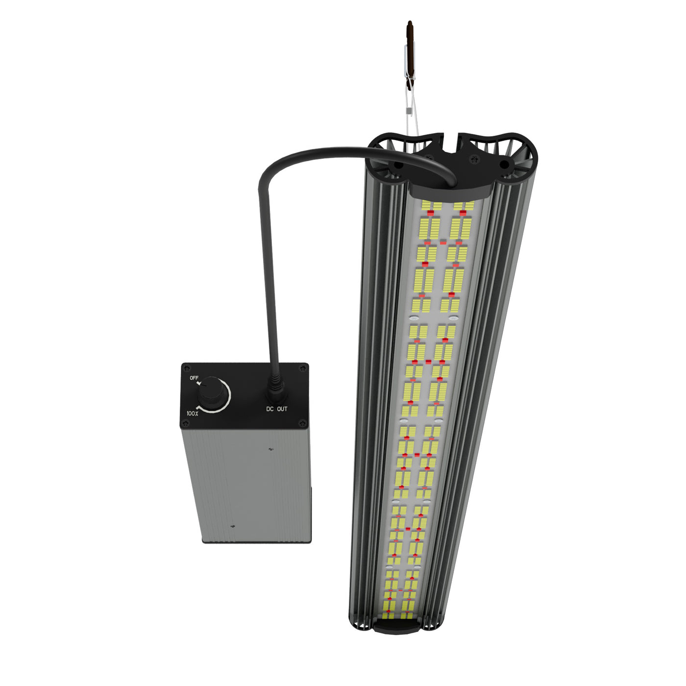 Greenception GCx 5 solo PWR 200W LED Growlampe – 100 cm lange LED-Leiste, Produktansicht