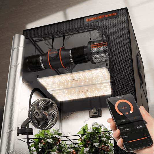 2025 Spider Farmer® 120x120X200cm Complete Grow Tent Kit丨SF4000 301H EVO