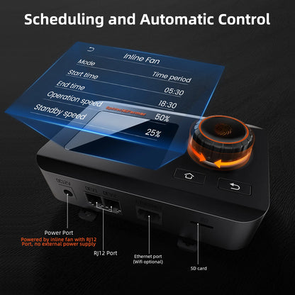 Spider Farmer Smartes Abluftset 348 m³/h mit GGS Controller