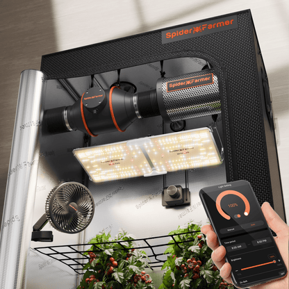 2025 Upgrade Spider Farmer® 120x60x180cm Complete Grow Tent Kit丨SF2000 301H EVO