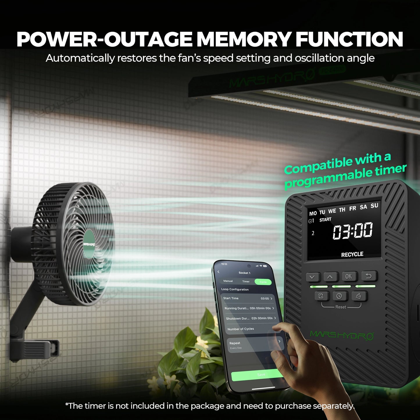 Mars Hydro Clip Fan 15 cm