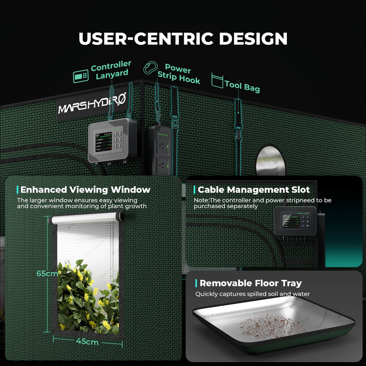 Mars Hydro Growbox 60×60×160 cm Pro | 2000D