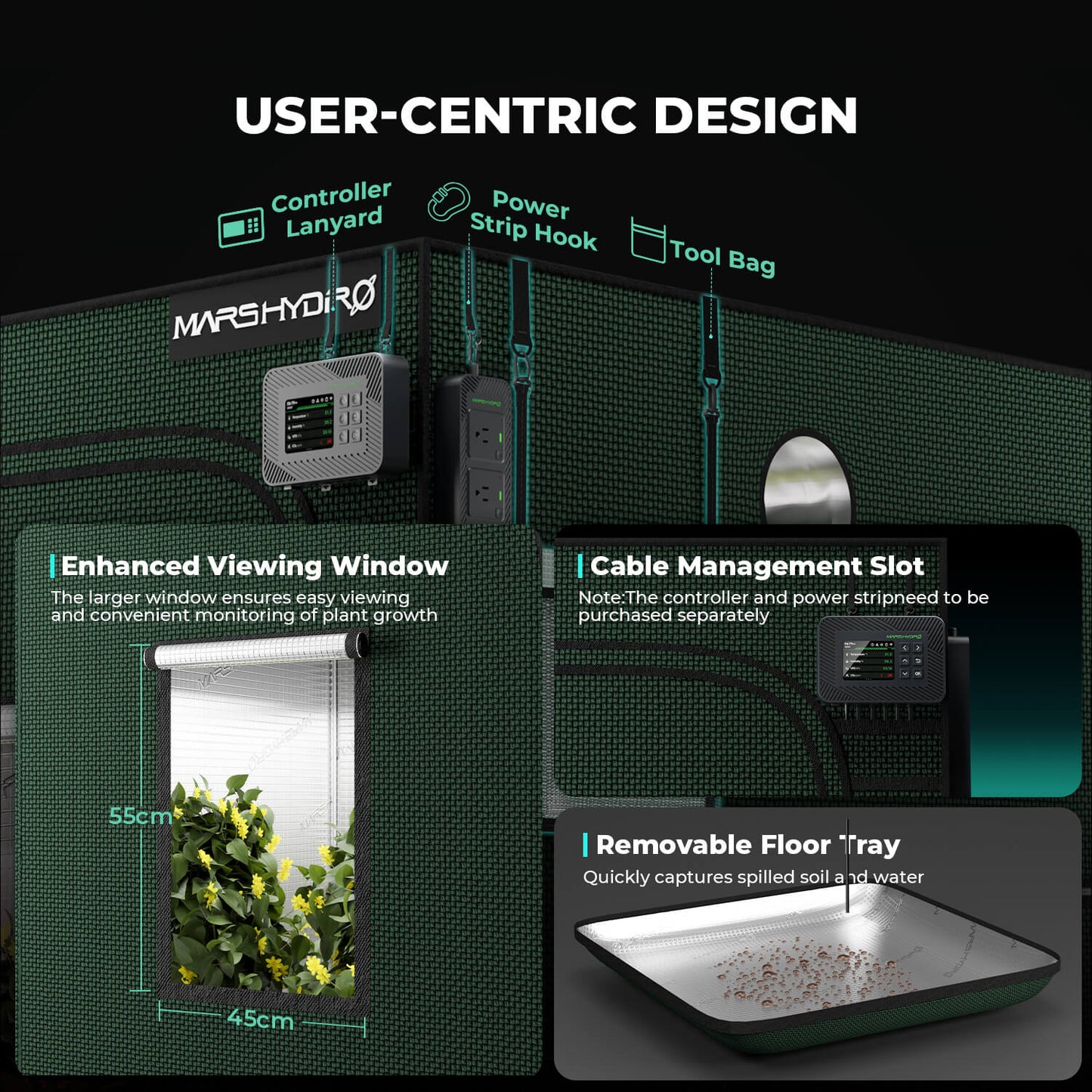 Mars Hydro Growbox 120×60×180 cm Pro | 2000D