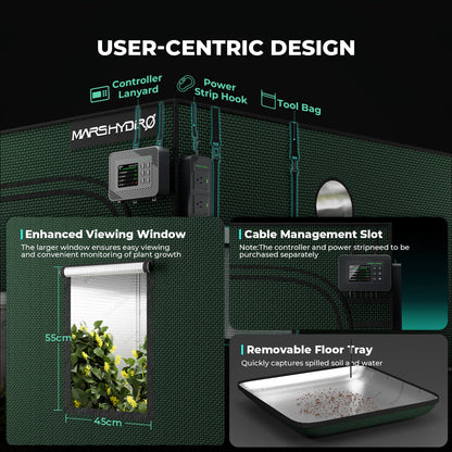 Mars Hydro Growbox 120×60×180 cm Pro | 2000D