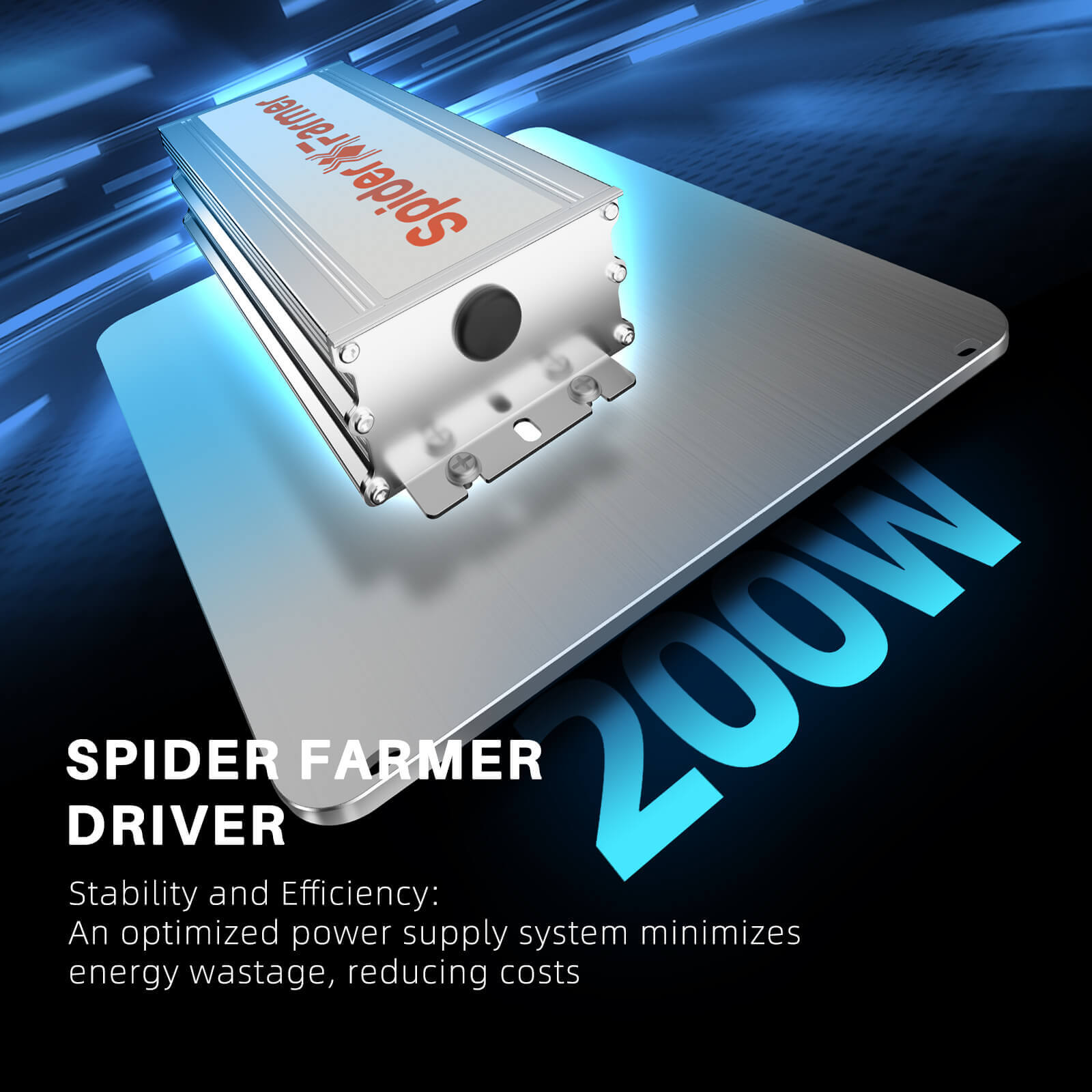 Spider Farmer SF2000 Pro Treiber mit Dimmbox – stufenlos dimmbar