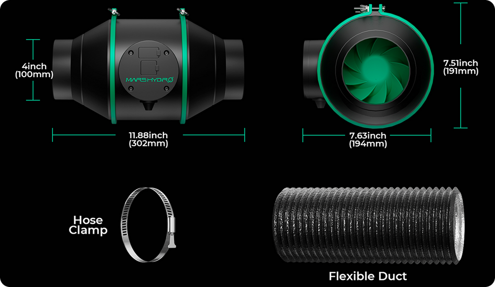 4″ Belüftungssystem