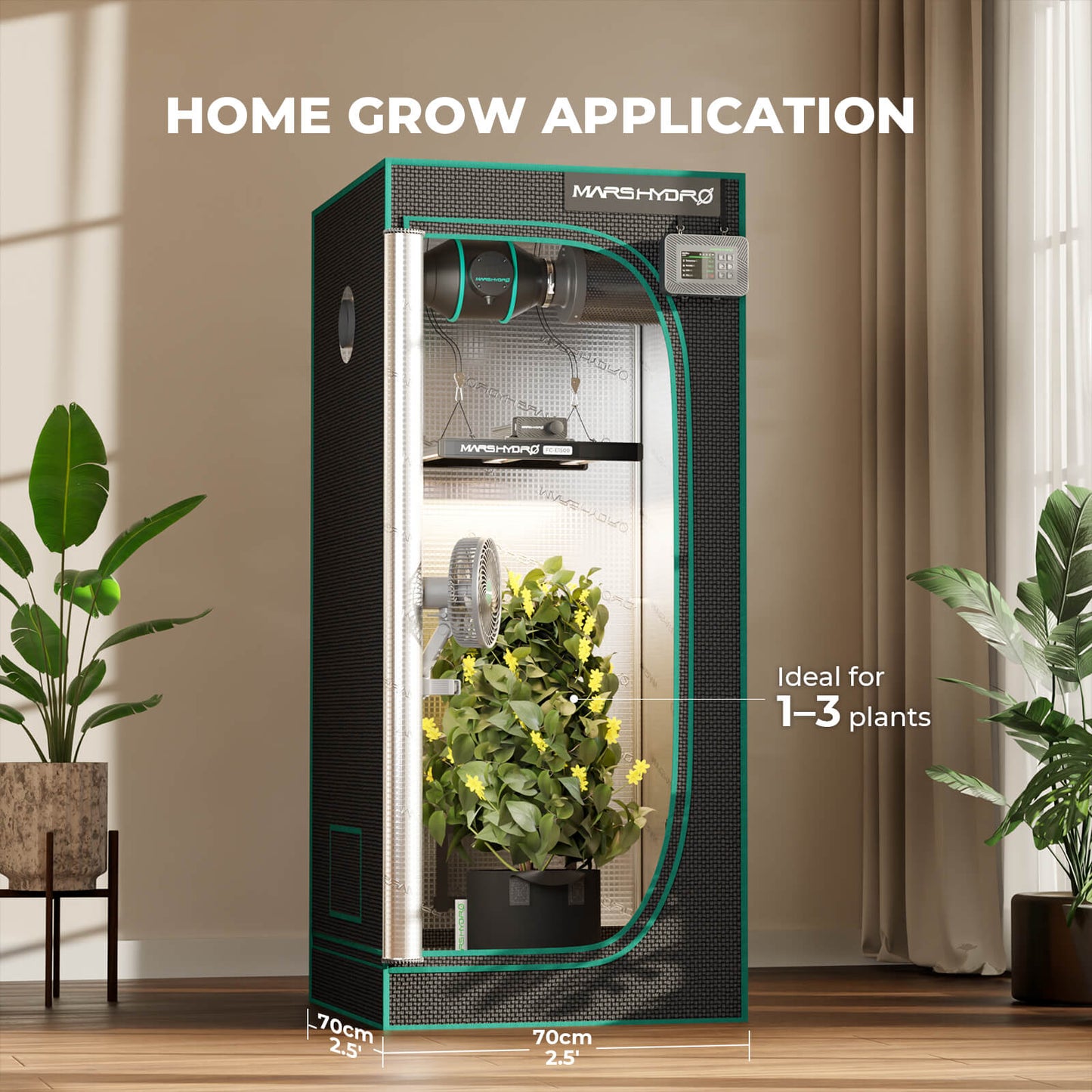 Mars Hydro FC-E1500 Stromkosten – 150 W Verbrauch im Vergleich