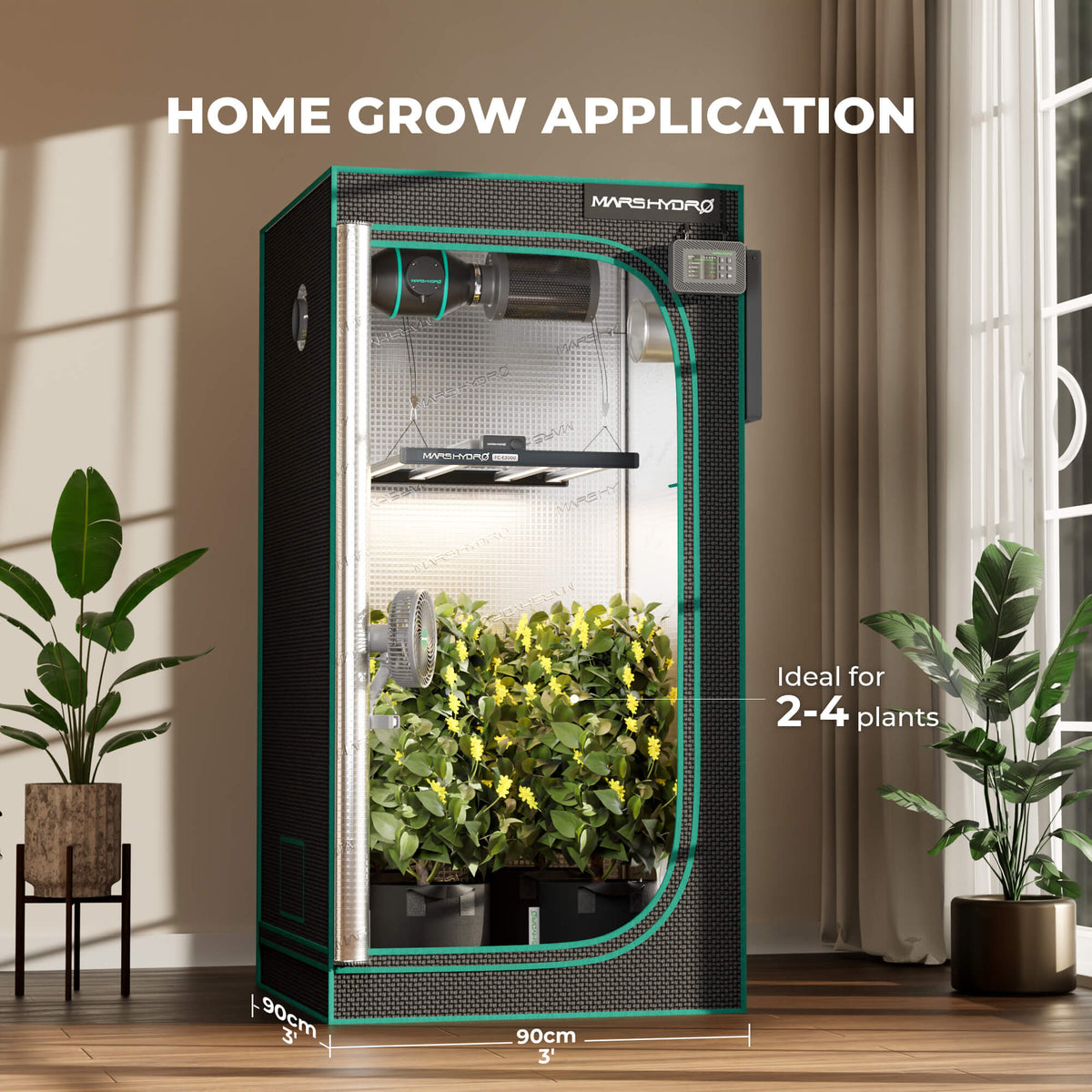 Mars Hydro FC-E3000 Stromkosten – 300 W Verbrauch im Vergleich