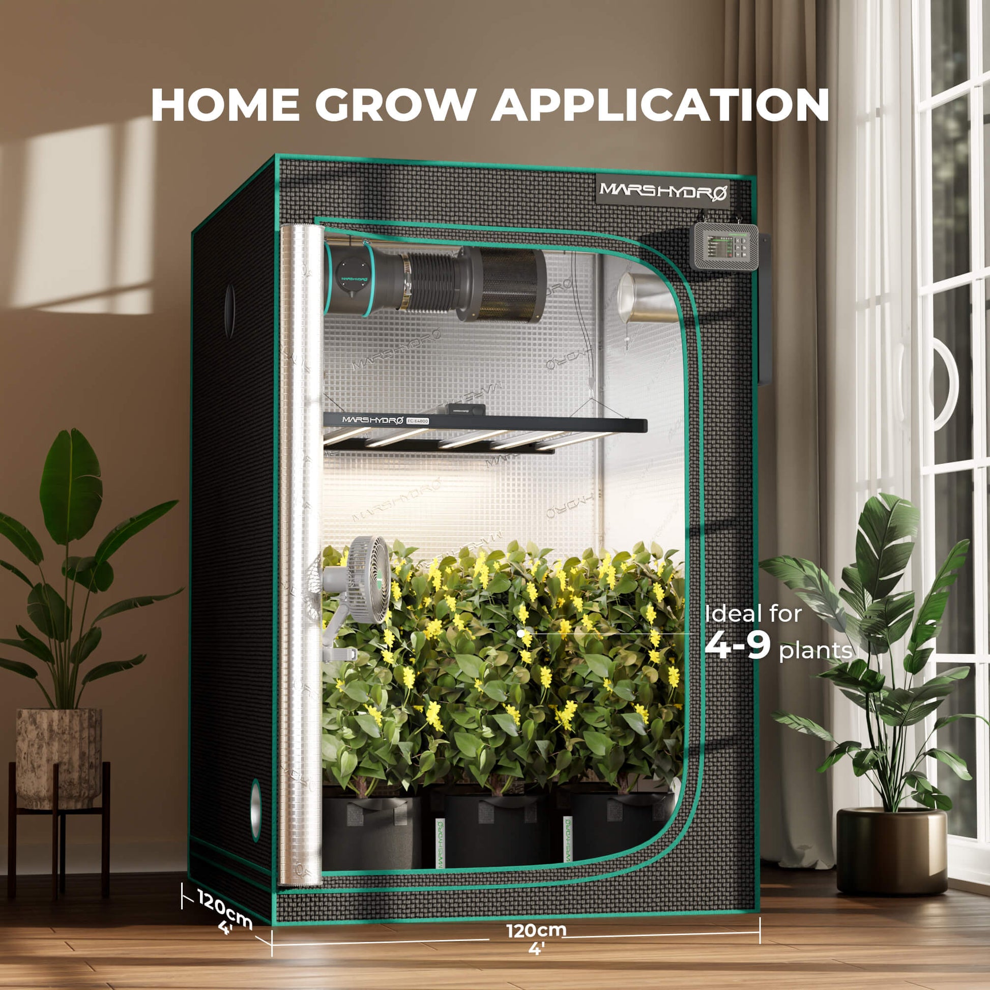 Mars Hydro FC-E4800 Stromkosten – 480 W Verbrauch im Vergleich