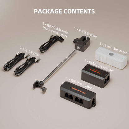 Spider Farmer GGS SensorPro – 5-in-1-Sensor für PPFD, CO₂, Temperatur, Feuchte und VPD