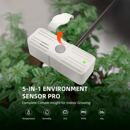 Spider Farmer GGS SensorPro – 5-in-1-Sensor für PPFD, CO₂, Temperatur, Feuchte und VPD