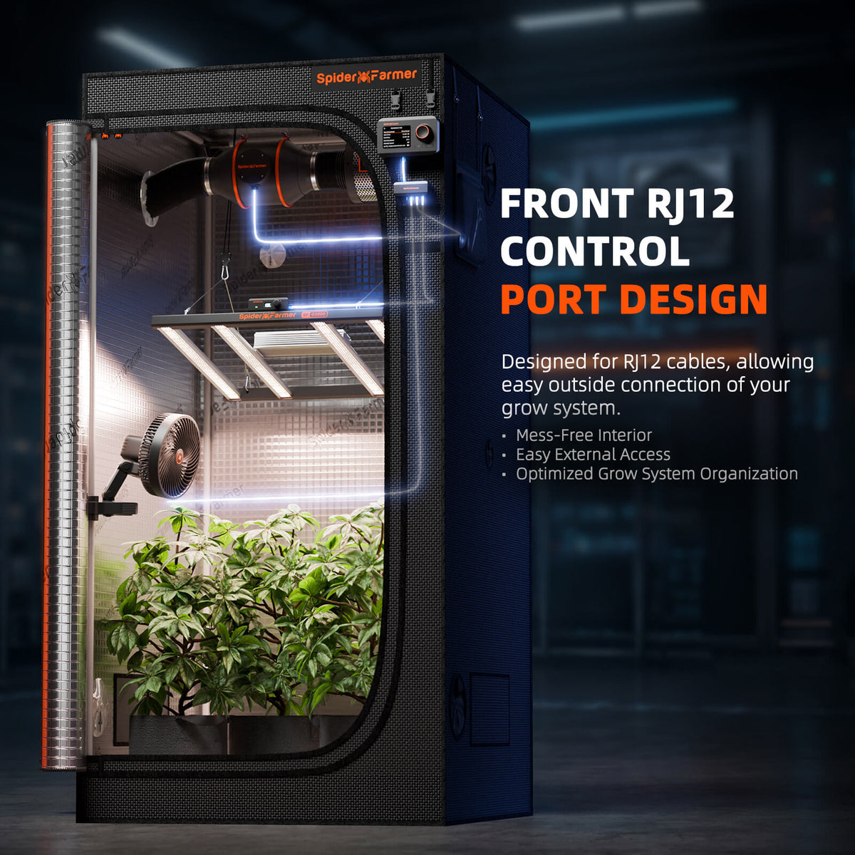 Spider Farmer V3 Growbox  140x70x200cm