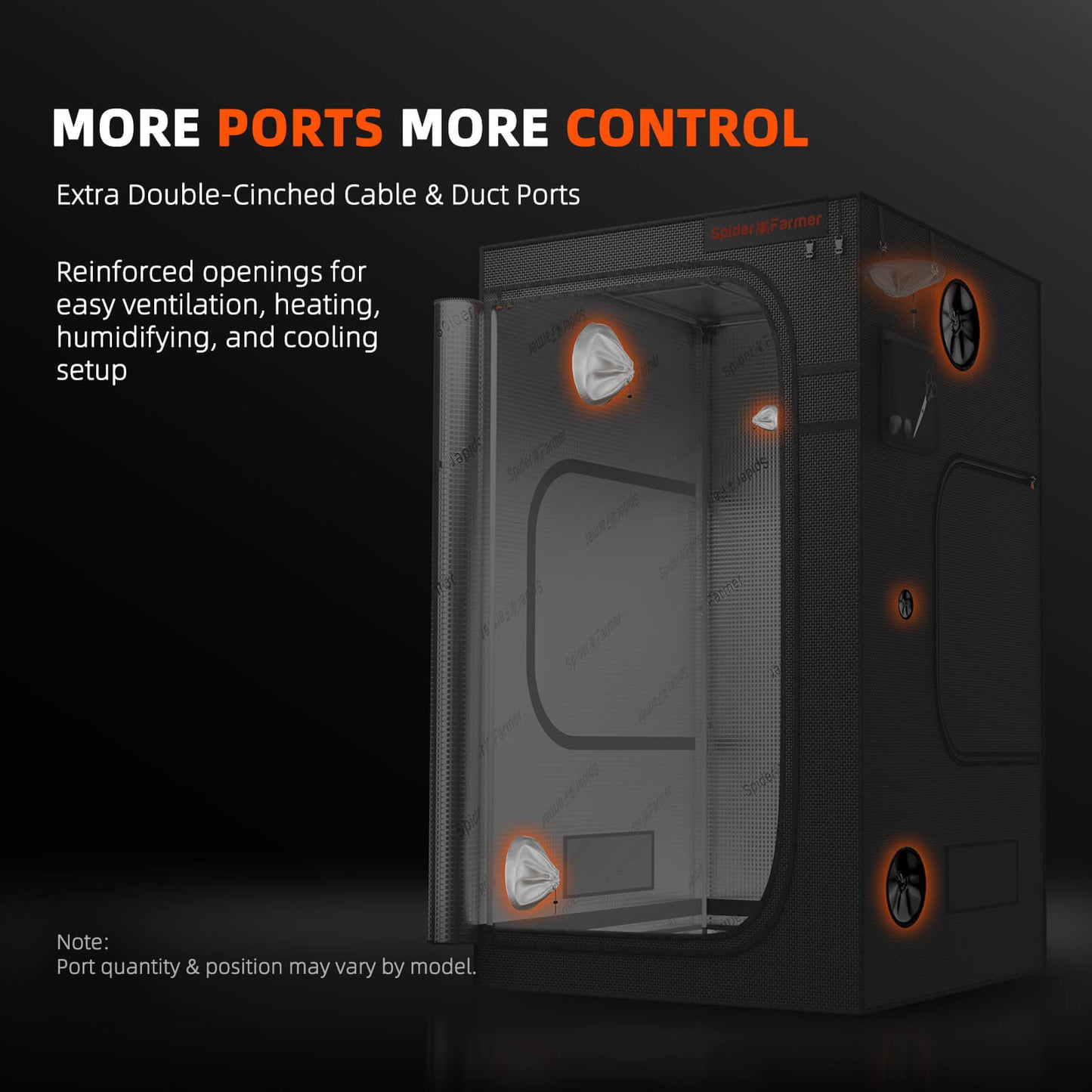 Spider Farmer V3 Growbox 120x120x200cm