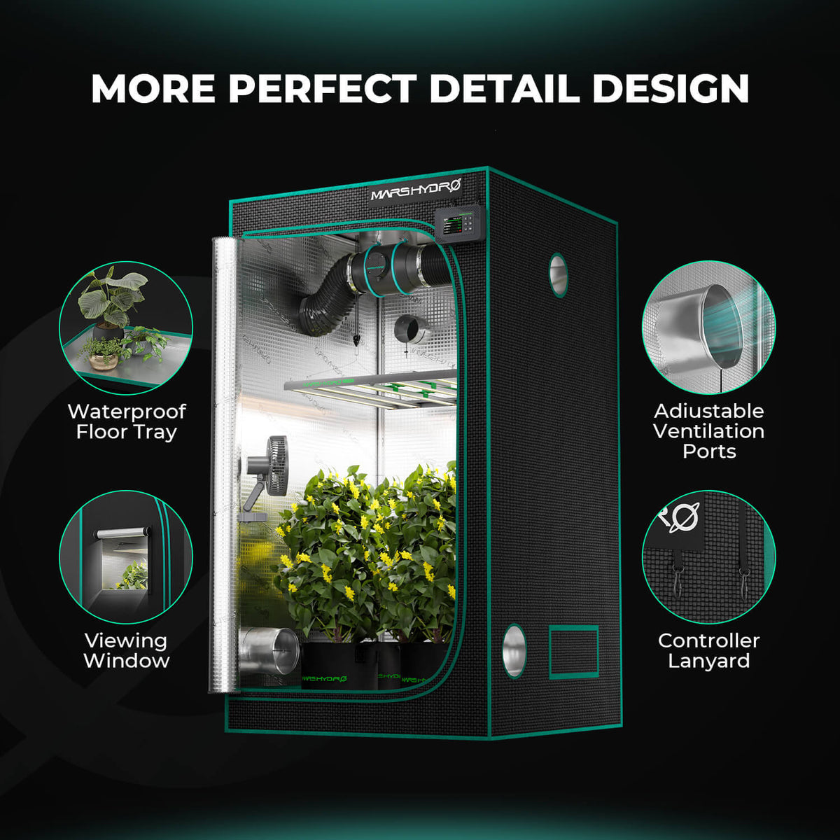 Mars Hydro 60x60x140cm Growbox