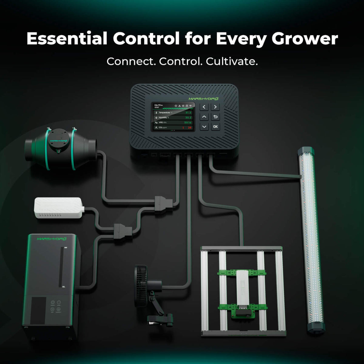 Mars Hydro iControl Smart Controller – App-Steuerung für Growbox und Lüfter