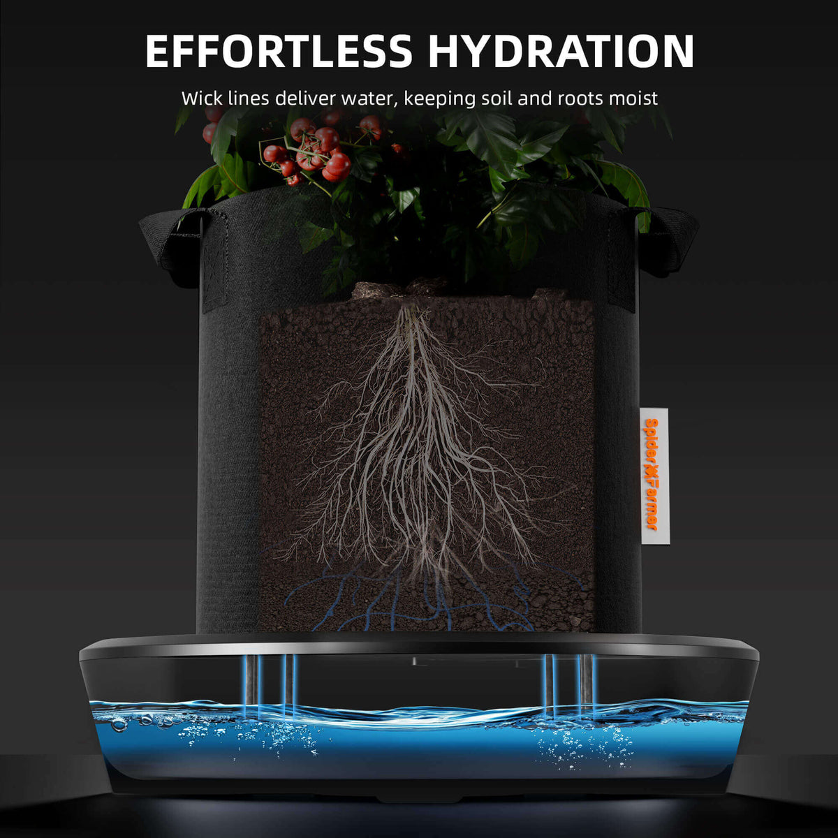 Spider Farmer 3 Pack Gravity FEd Silent self Watering