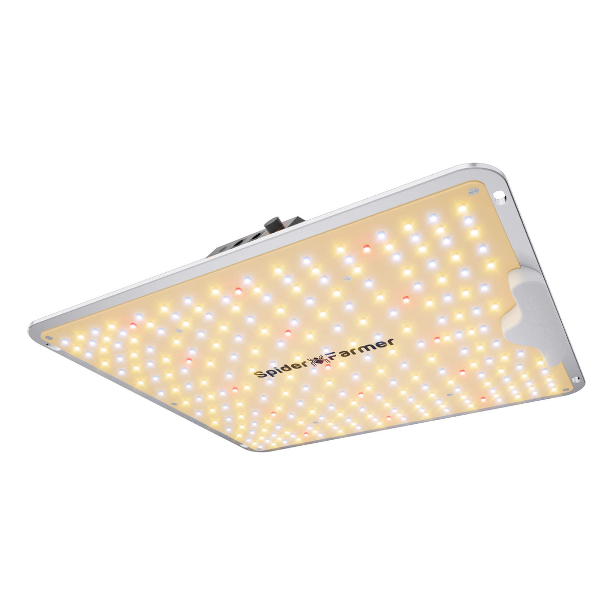 Spider Farmer SF1000 LED Growlampe 100 Watt – Vorderansicht mit Dimmer
