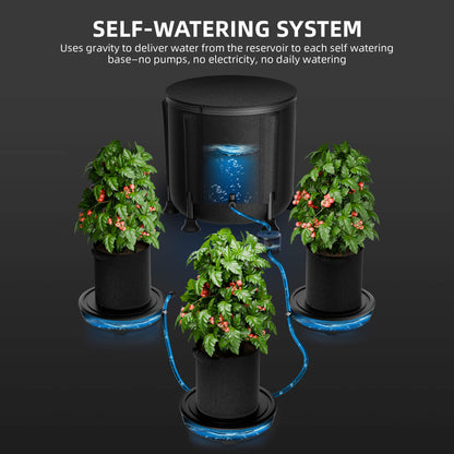 Spider Farmer 3 Pack Gravity FEd Silent self Watering