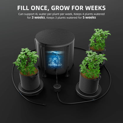 Spider Farmer 3 Pack Gravity FEd Silent self Watering