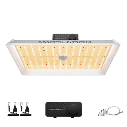 Mars Hydro TS1000 150W LED Growlampe – Vorderansicht mit Quantum Board