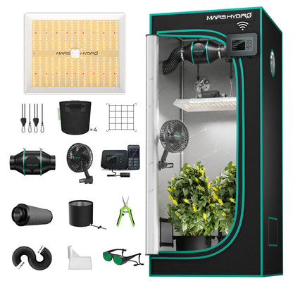Mars Hydro TS 1000 LED Komplett Set 70x70x160 cm mit iControl Smart Controller