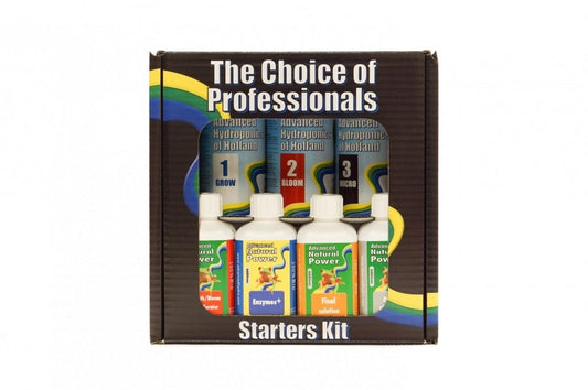 Advanced Hydroponics Starter Kit – 7-teiliges Düngerset – Produktabbildung; Gebindegröße gemäß Auswahl