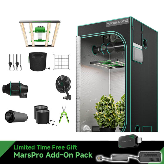 Mars Hydro 100x100x180cm Komplett Set FC-E3000 LED 300 Watt