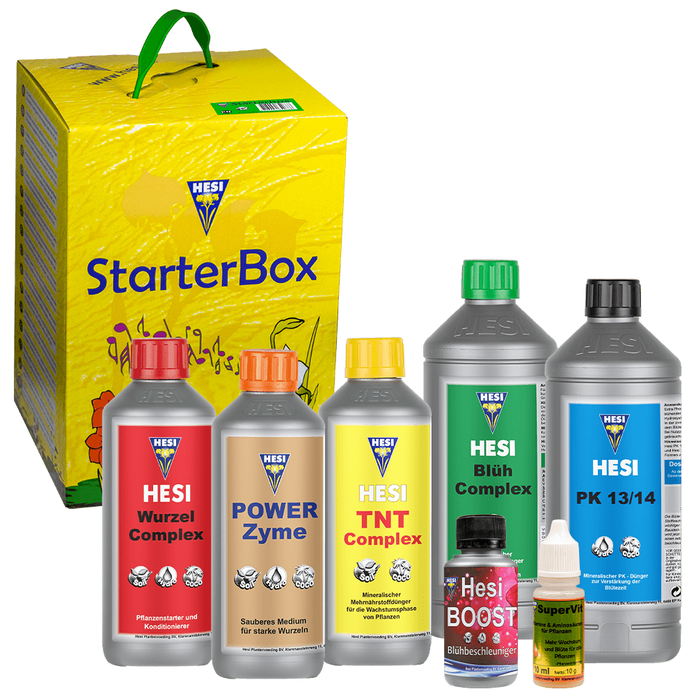 HESI StarterBox Erde – komplettes Düngerset für Erde