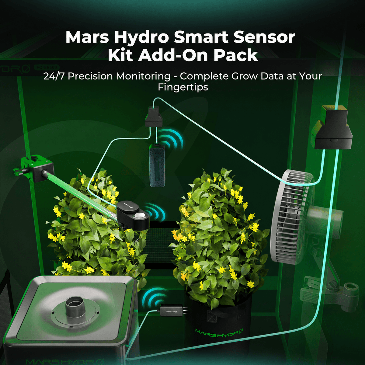 Mars Hydro Smart Sensor Kit – PPFD-, CO₂- und Bodensensor für iControl und iHub Pro